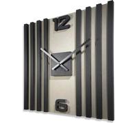 Horloge murale noire LAMELE SQ 60cm