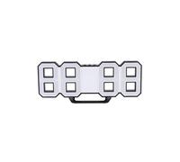 Horloge Murale Numérique 3D Suspendu de bureau Noir Cadre + Vert LED