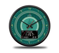 Horloge Murale numérique Grand écran 13 Pouces avec Chiffres Romains avec Alarme Date minuterie de température pour Bureau Chambre Horloge de Station suivante