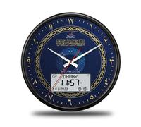 Horloge Murale numérique Grand écran 13 Pouces avec Chiffres Romains avec Alarme Date minuterie de température pour Bureau Chambre Horloge de Station suivante
