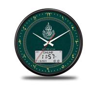 Horloge Murale numérique Grand écran 13 Pouces avec Chiffres Romains avec Alarme Date minuterie de température pour Bureau Chambre Horloge de Station suivante