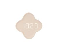 Horloge Murale Numérique LED Avec Capteur De Luminosité USB 12/24 h Cotton Linen