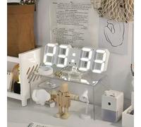 Horloge murale numérique montres de bureau alarme électronique décoration de maison moderne pour décor de chambre intérieur Led horloges de Table salon Black and blue