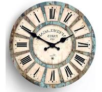 Horloge murale numérique romaine - MDF - blanche - facile à lire - salon et chambre à coucher