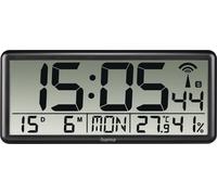 Horloge murale numérique sans fil Hama « Jumbo », noir
