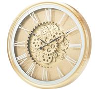 Horloge murale or scintillant EH