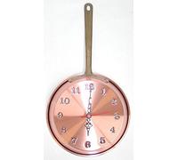 Horloge murale « Petite poêle » Ø 15 en cuivre