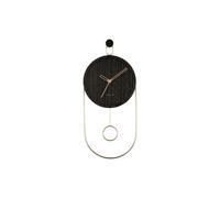 Karlsson - Horloge murale Swing Pendulum - Noir