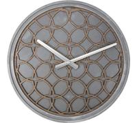 Horloge murale polyrésine bois gris Ø 39 cm
