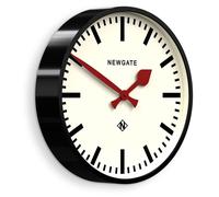 Horloge murale Putney – Horloge de gare en métal, 45 cm, noire