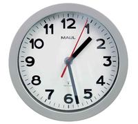 Horloge murale/radio MAULstep, diamètre: 200 mm, argent