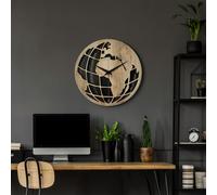 Horloge murale radiofréquence salon STYLER Horloge globe 3D ⌀57 cm HOMLA