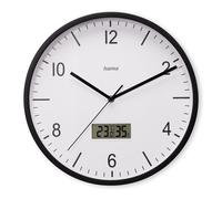 Horloge murale radiopilotée "Lanzarote" avec therm. et hygrom., Ø 35cm
