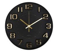 Horloge Murale Relief Doris 30cm Noir