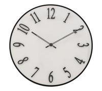 Horloge Murale Relief Edgar 35cm Blanc