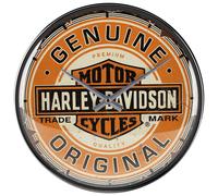 Horloge murale rétro, diamètre 31 cm, design vintage Harley-Davidson