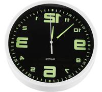 Horloge murale rétro moderne de 20 cm, lumineuse, pour la cuisine, la chambre, la salle de bain ou la décoration de jardin