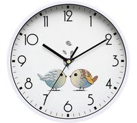 Horloge murale romaine blanche de 20 cm, silencieuse