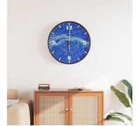 VidaXL 4008409 Horloge murale et de table Bleu et Vert Bleu