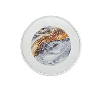 HORLOGE MURALE GRIS MIROIR