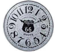 Horloge murale ROUTE 66 - Ø 50 cm - Gris zinc