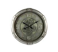 Horloge murale sans marque Darlington 62 cm acier argenté