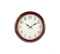 Horloge Murale Silencieuse 33cm Pour Chambre | Mécanisme silencieux, pour zéro - pour tac, sommeil paisible, lecture pour facile, design classique rond