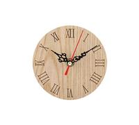 Horloge murale Suspendue 12cm en bois classique Décor Couloir Jardin