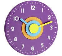 Horloge murale TFA Dostmann 60.3015.11 à quartz 23 mm x 40 mm lilas mécanisme d'horloge silencieux