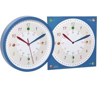 Horloge murale TFA Dostmann 60.3058.06.91 à quartz 30.8 cm x 44 mm bleu