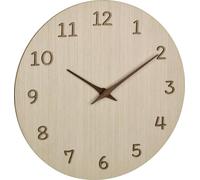 Horloge murale TFA Dostmann 60.3072.01 à quartz 29.8 mm x 4.1 mm x 29.8 mm bois (clair)
