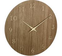 Horloge murale TFA Dostmann 60.3072.23 à quartz 29.8 cm x 4.1 cm x 29.8 cm bois (foncé)