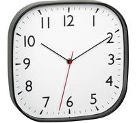 Horloge murale TFA Dostmann 60.3076.01 à quartz 27.9 cm x 4.9 cm x 27.9 cm noir mécanisme dhorloge silencieux