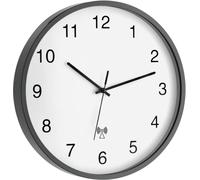 Horloge murale TFA Dostmann 60.3511.10 radiopiloté(e) 30.2 mm x 40 mm anthracite
