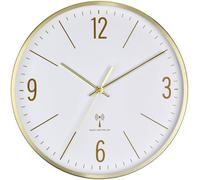 Horloge murale TFA Dostmann 60.3534.53 radiopiloté(e) 30 cm x 4.5 cm x 30 cm or
