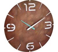 Horloge murale TFA Dostmann 60.3536.08 radiopiloté(e) 35 mm x 35 mm rouille