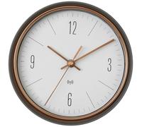 Horloge murale TFA Dostmann 60.3547.10 radiopiloté(e) 22.3 cm x 70 mm gris, cuivre