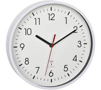 Horloge murale TFA Dostmann 60.3550.02 radiopiloté(e) 24.5 cm x 42 mm blanc
