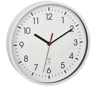 Horloge murale TFA Dostmann 60.3550.02 radiopiloté(e) 24.5 cm x 42 mm blanc
