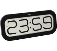 Horloge murale radio TFA 60.4514.01 28 mm x 321 mm x 140 mm Noir (60.4514.01)