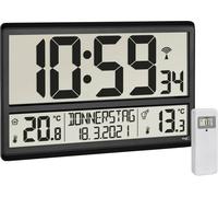 TFA 60.4521.01 Horloge radiopilotée avec température extérieure et intérieure
