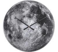 Horloge murale verre mirroir Karlsson Moon Gris 60x60x4x60 cm