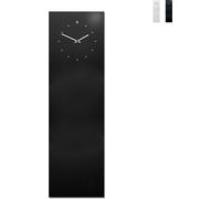 Horloge murale verticale avec tableau magnétique, design moderne Lavagna - Noir