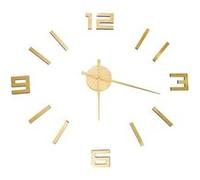 vidaXL Horloge murale 3D Design moderne Doré 100 cm XXL