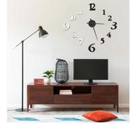 vidaXL Horloge murale 3D design moderne noir et blanc 100 cm XXL