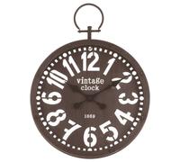 Horloge murale vintage à chiffres larges et lumineux et décoration pour le salon ou la chambre dans un style rétro