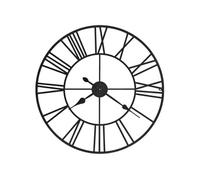Horloge Murale Vintage avec Mouvement à Quartz Métal Pendule de Salon 50644