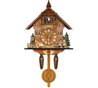 Horloge murale - Vintage - Bois - Coucou - Réveil - Décoration intérieure