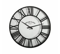 Horloge murale vintage - Noir