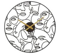 HORLOGE MURALE VISAGES